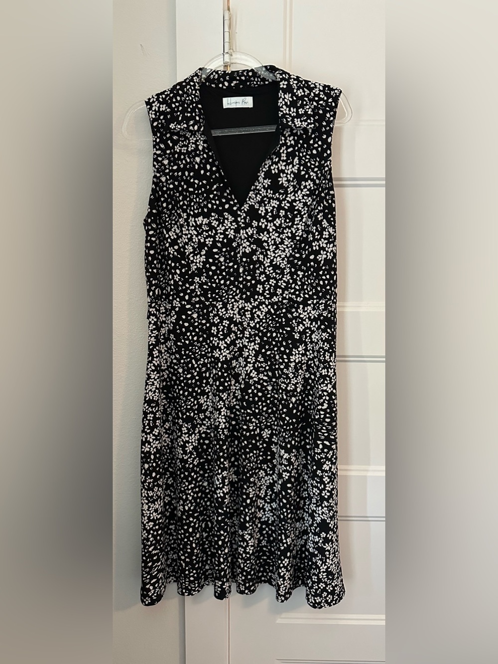 Harper Rose  Black and White Floral Sleeveless Dress